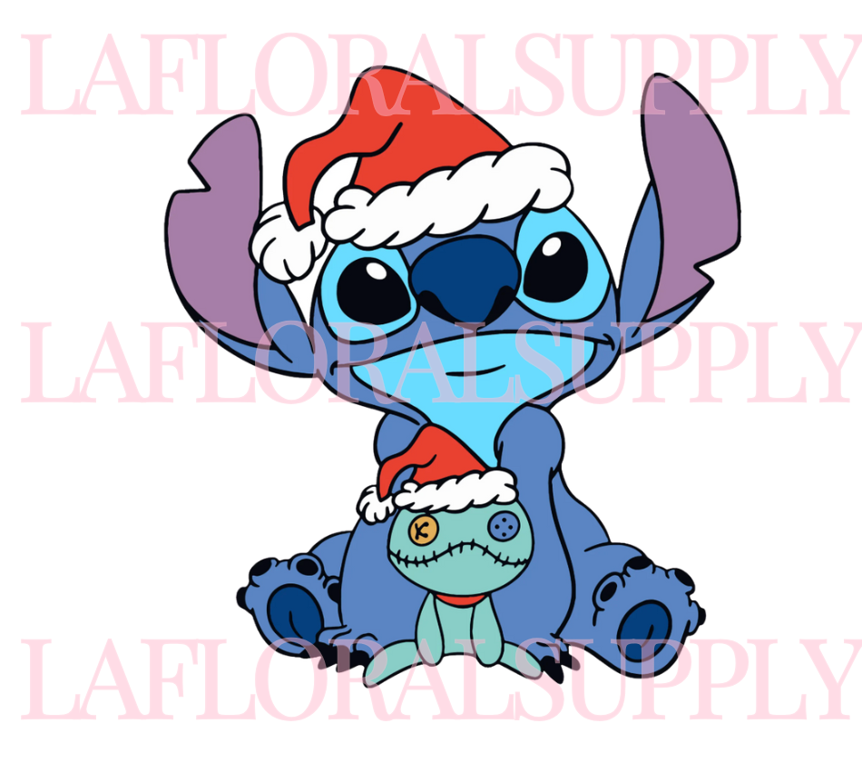 Printed Stitch Scrump Christmas Topper
