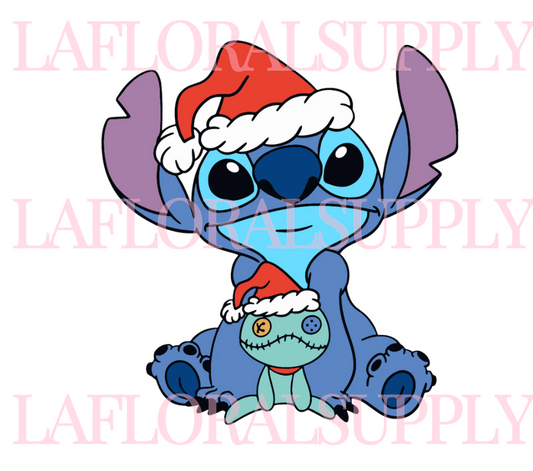 Printed Stitch Scrump Christmas Topper