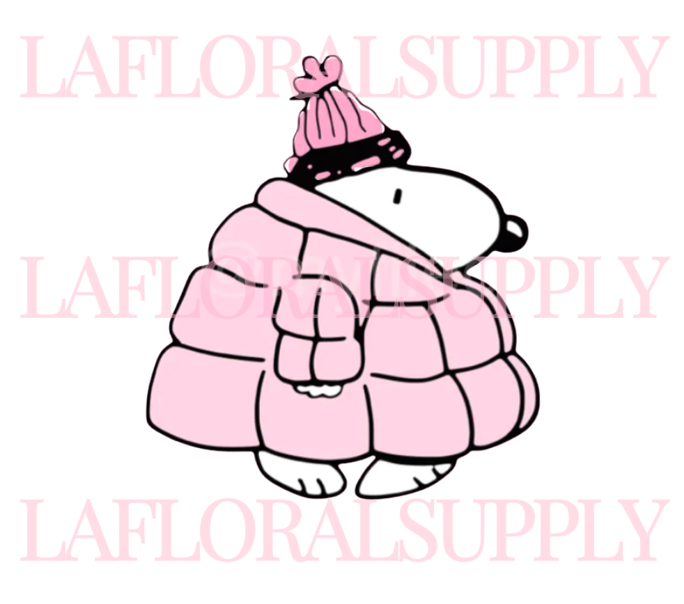 Snoopy Puffer Jacket Christmas Topper