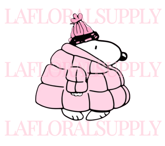 Snoopy Puffer Jacket Christmas Topper