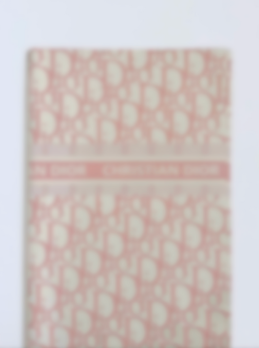 Cream & Pink CD Luxury Floral Paper