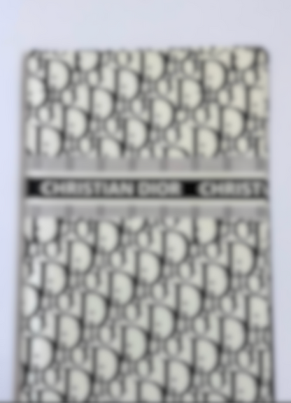 Cream & Black CD Luxury Floral Paper