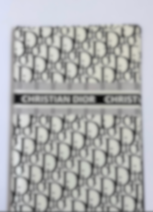 Cream & Black CD Luxury Floral Paper