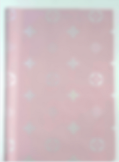 Pink and White Solid L&V Luxury Floral Paper