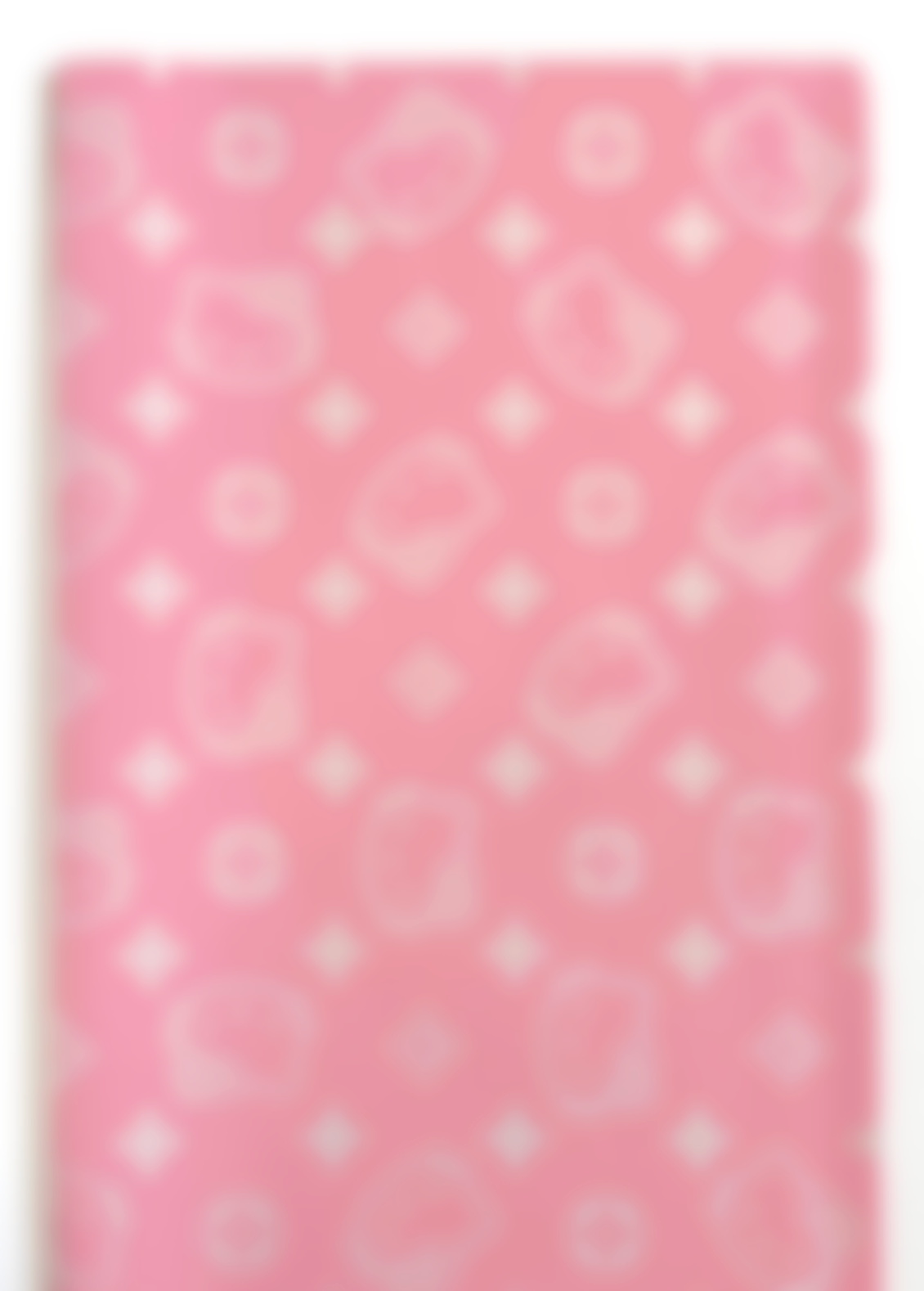 Pink Solid HK Floral Paper