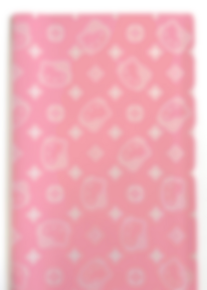 Pink Solid HK Floral Paper