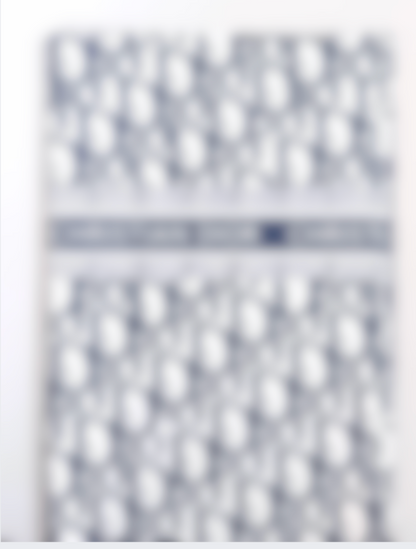 White & Navy Blue CD Luxury Floral Paper