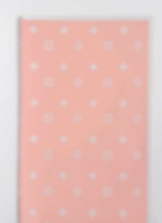 Pink White Border Luxury Paper