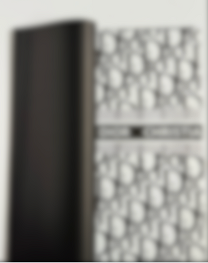 White & Black CD Luxury Floral Paper