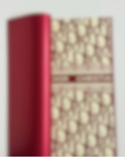 Cream & Red CD Luxury Floral Paper