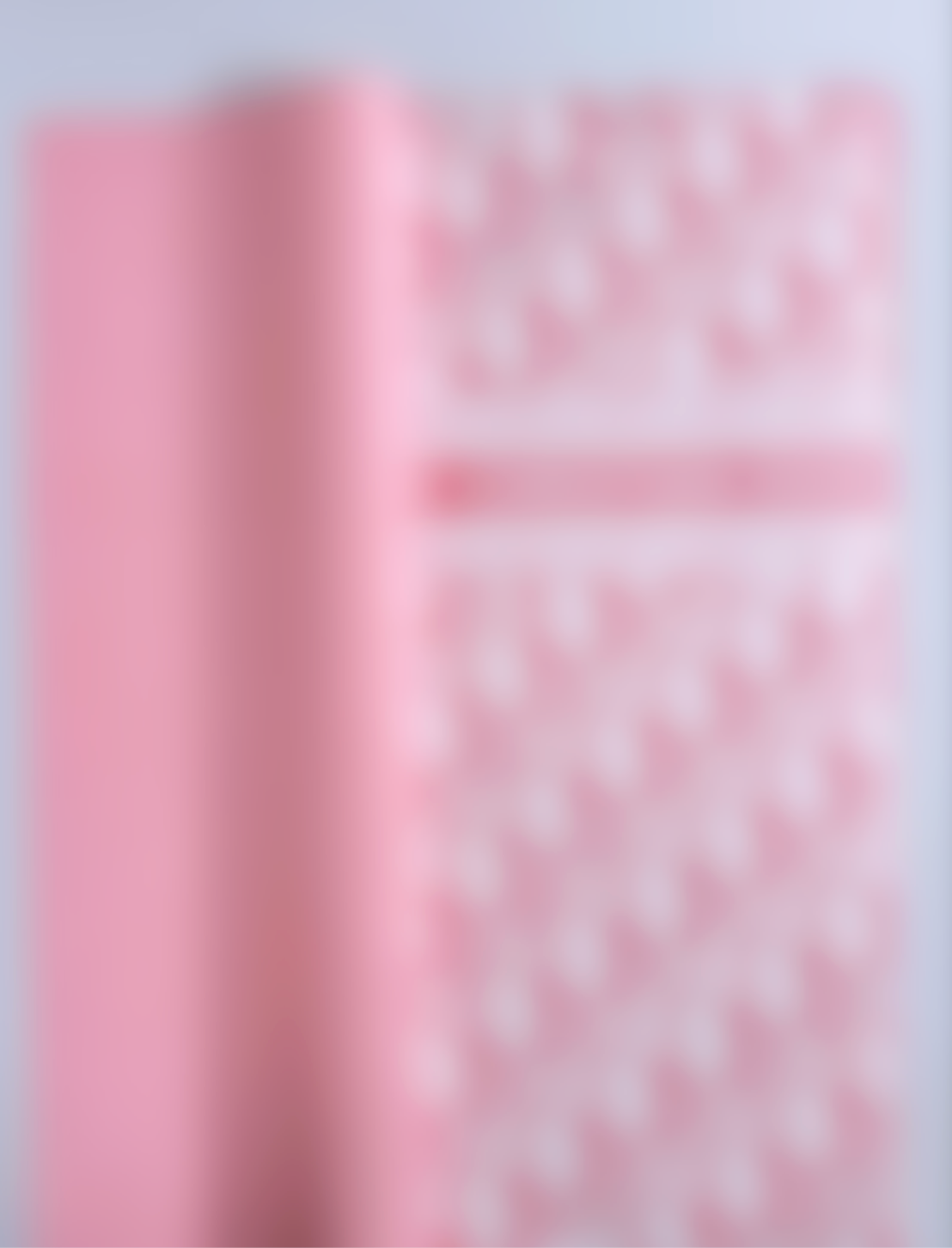 White & Pink CD Luxury Floral Paper