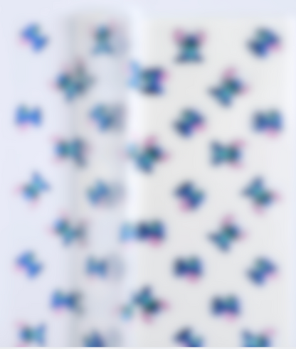 White Frosted St!tch White Border Floral Paper